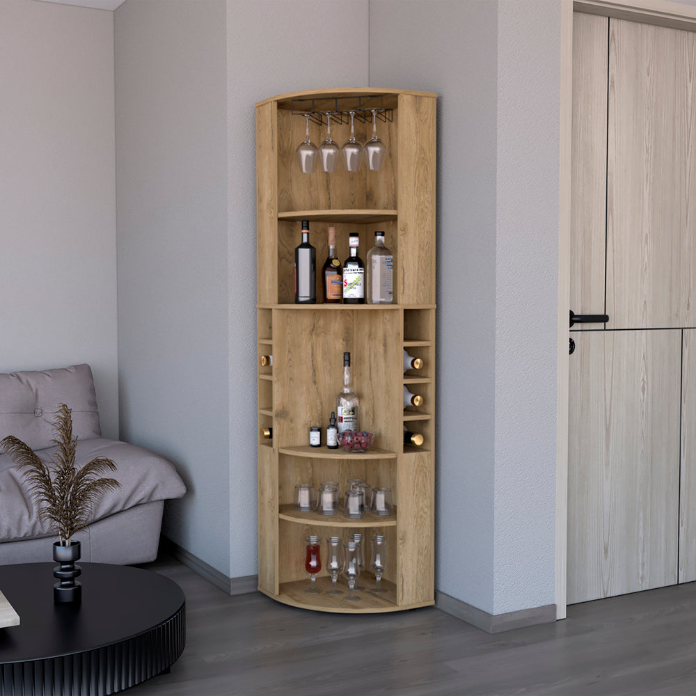 Living Room Bar Cabinet, Macadamia