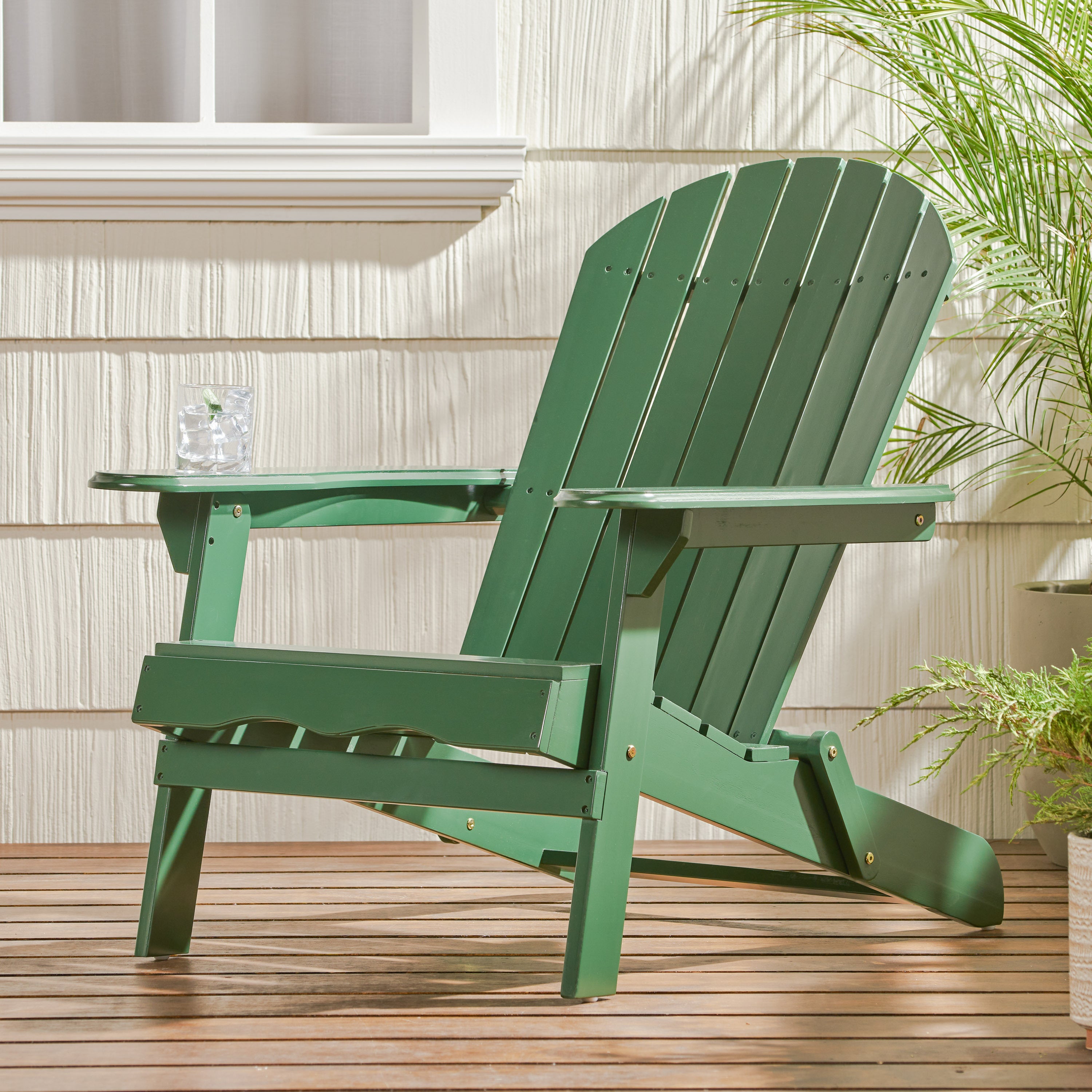 Dark Green Adirondack Chair