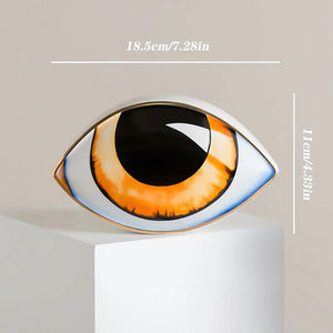 Eye ornament sculpture