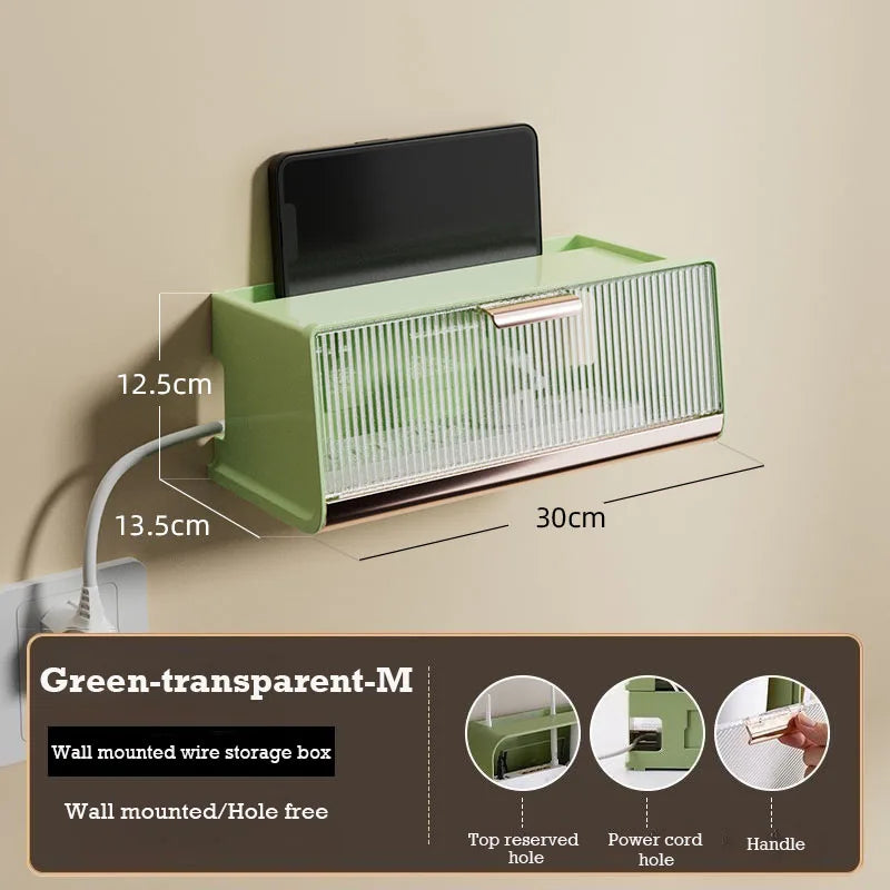 Wall Mounted Transparent Router Box