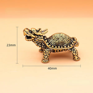 Solid Copper Turtle/Dragon Figurines