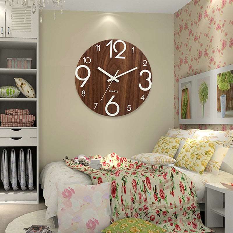 3D hanging wall clock