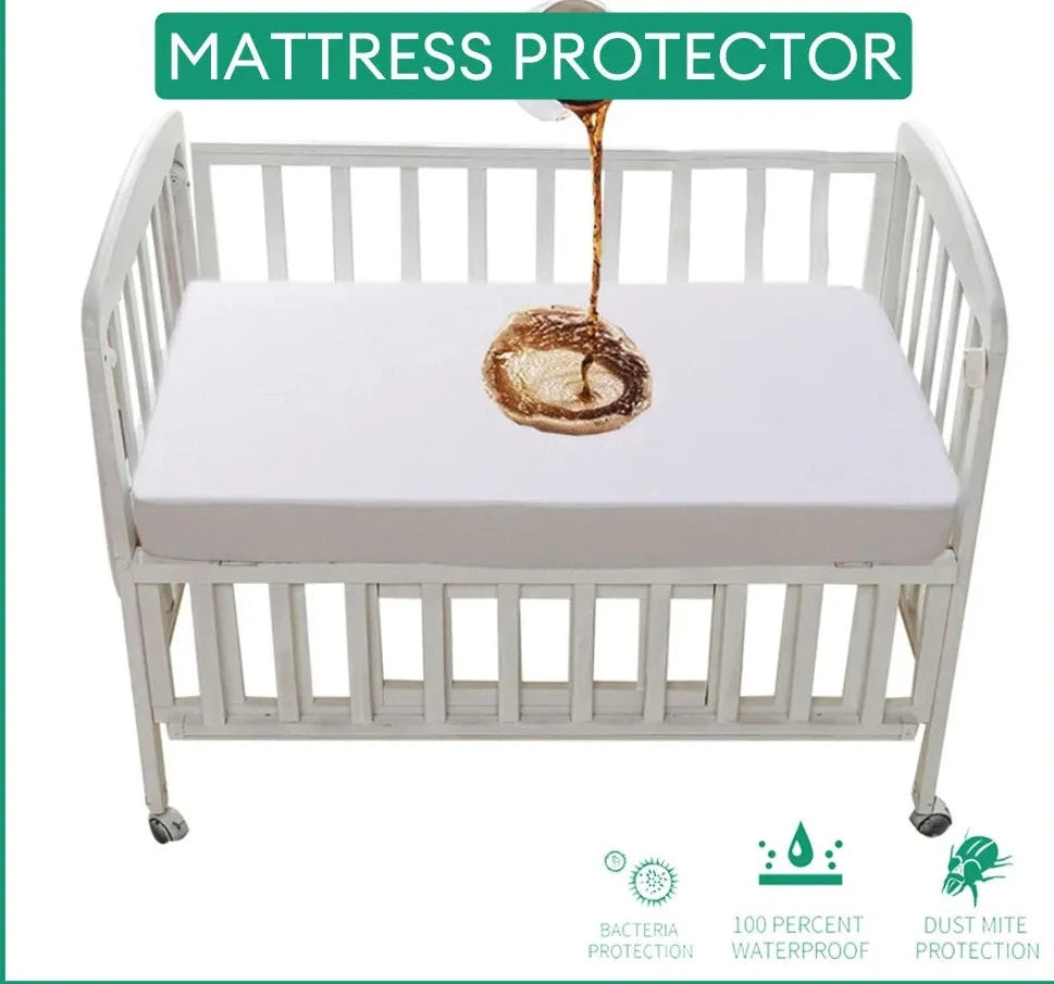 Waterproof Baby Crib Mattress Protector