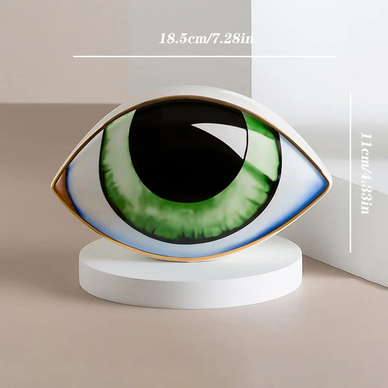 Eye ornament sculpture