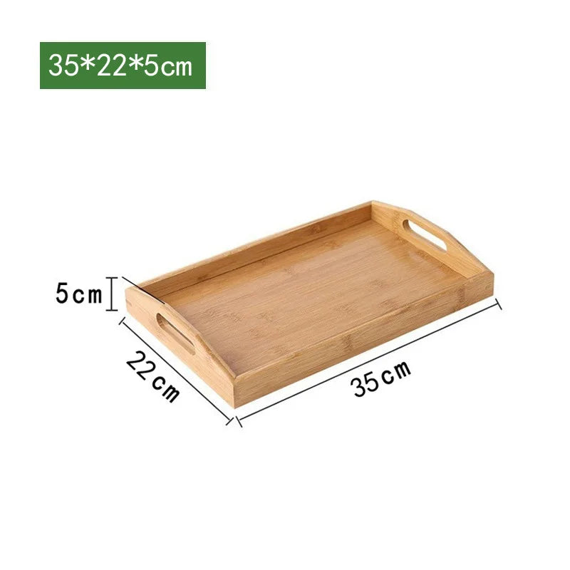Japanese Bamboo Bread/Snack Tray