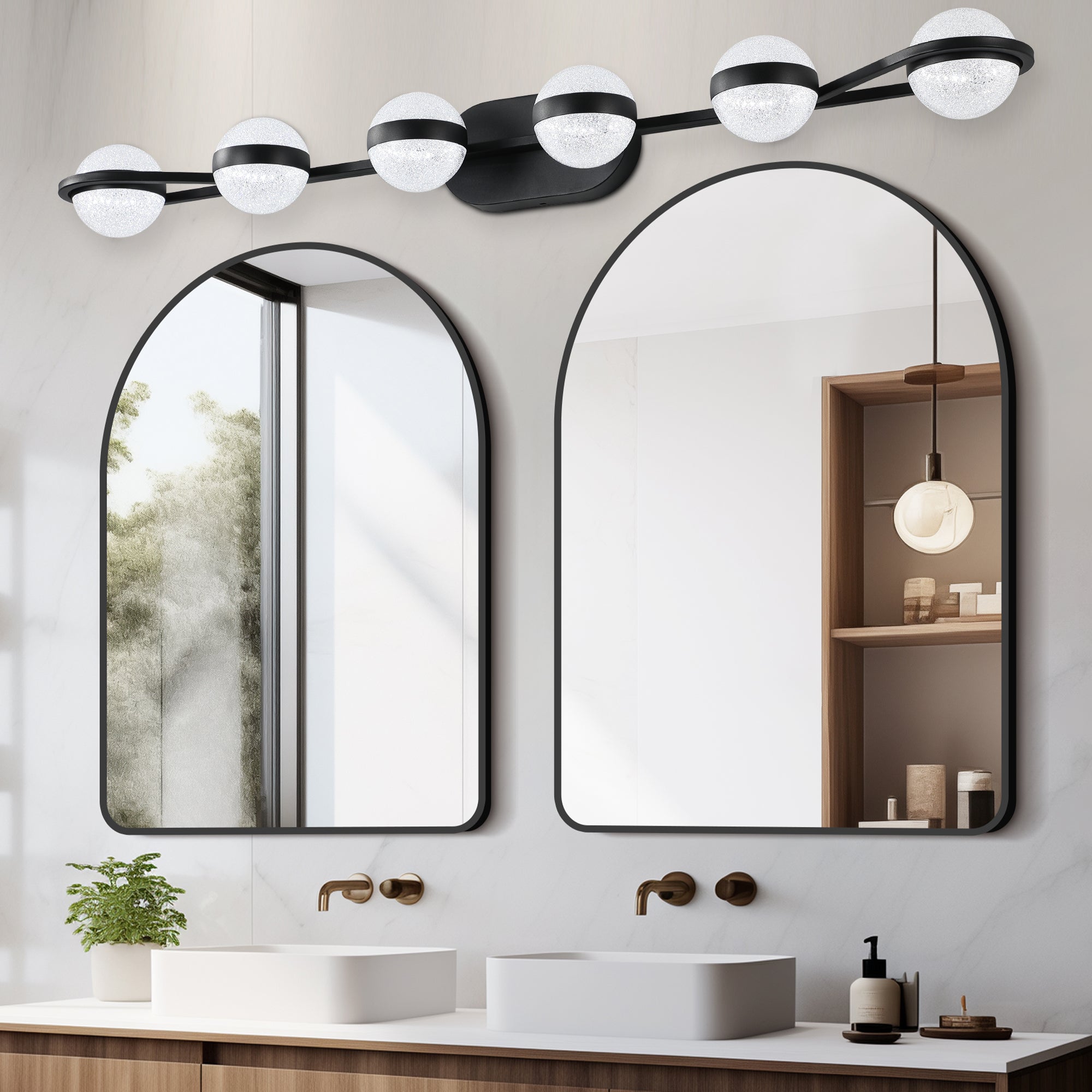 Vanity Bathroom Lights With 6 LED Bulbs
