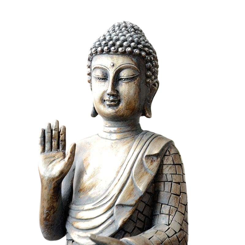 Vintage resin buddha statue