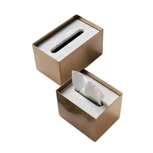 Prestige removable metal tissue box