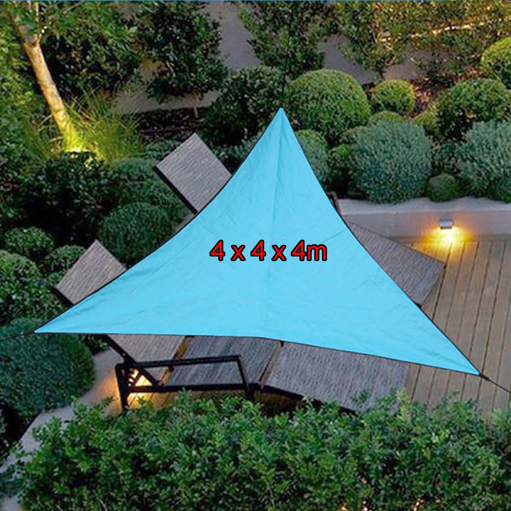 Tarp triangle tent.