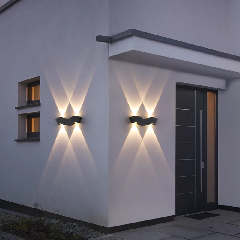 Outdoor waterproof decorative wall lighting