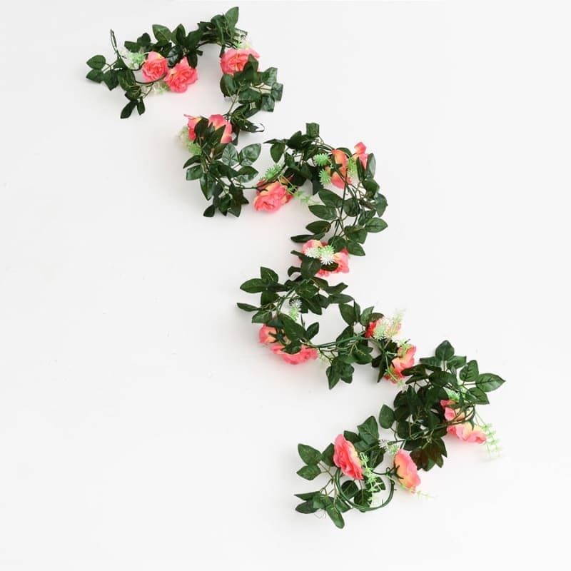 Sweet crib Artificial Flora Rose Red Artificial Vine Hanging Flowers