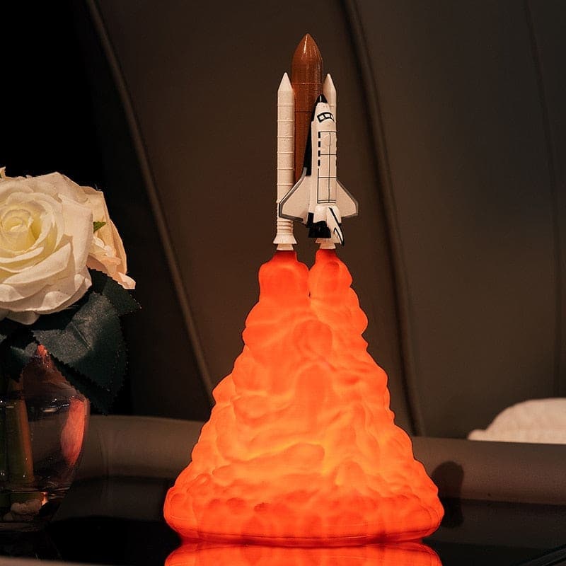 Sweet crib Lamps Shuttle straight / 21cm 3D Printing Space Shuttle Night