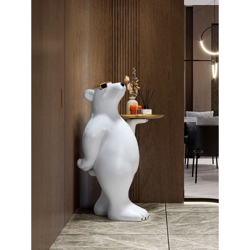 Sweet crib Sculptures & Statues Nordic Style Decor Bear Statue