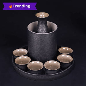 sweety-crib Kitchen Ceramic Sake set