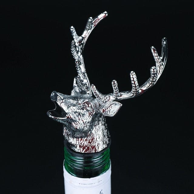 sweety-crib Kitchen Silver Deer head Creative pouring device