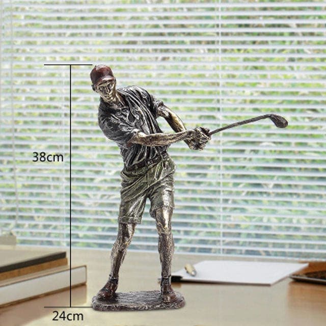 sweety-crib Sculptures & Statues Style C Retro Golf Statue