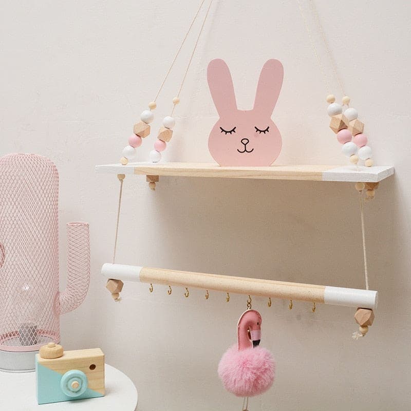 sweety-crib Storage Wall Hanging Shelf For Kids room