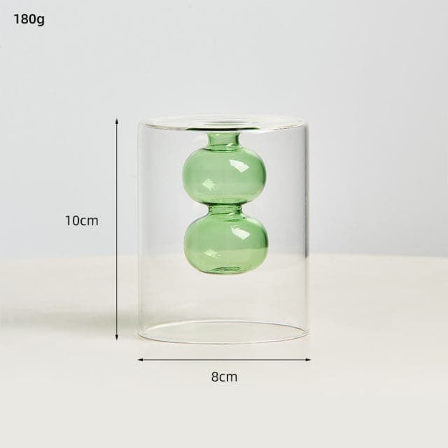 sweety-crib Vases Light green-10cm Gorgeous Tabletop Vase