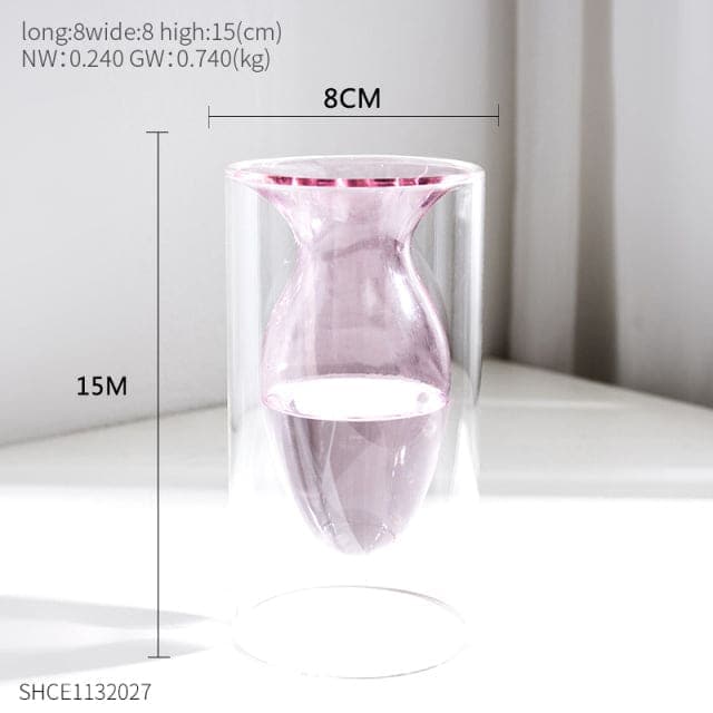 sweety-crib Vases Pink-15cm Gorgeous Tabletop Vase